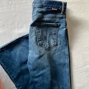 Mother, Size 27, High waisted, Smokin’ Double Heel jeans.